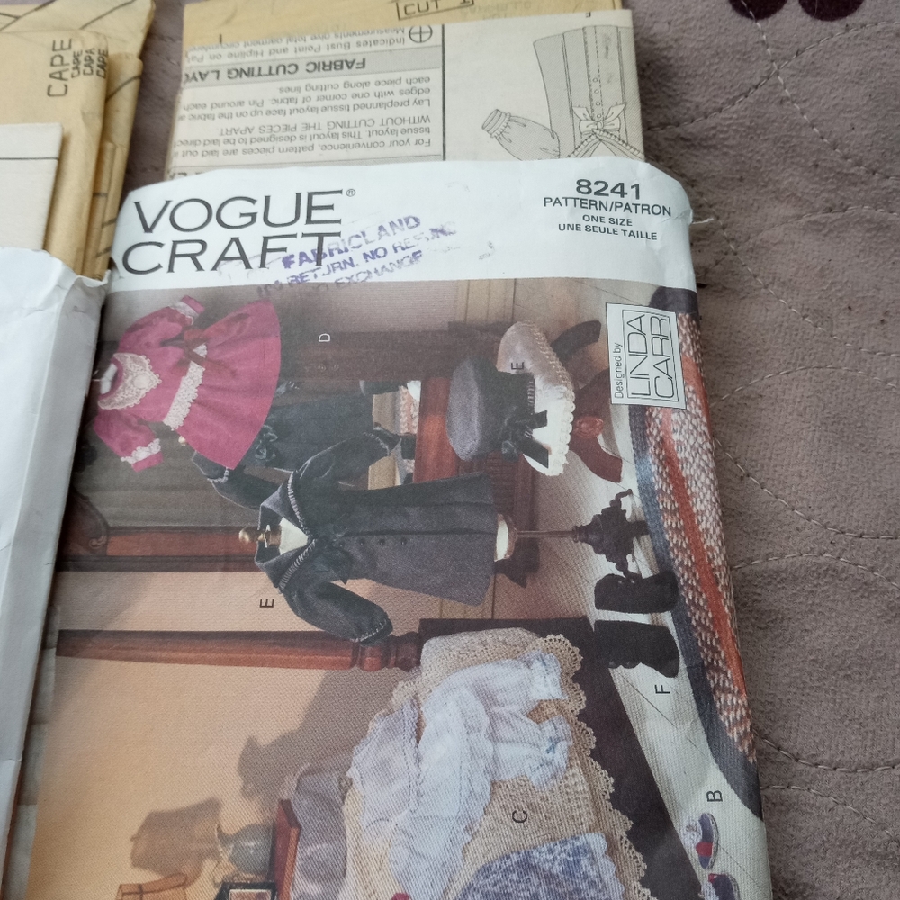 Vogue Craft Doll Collection Patterns - Picture 5 of 6